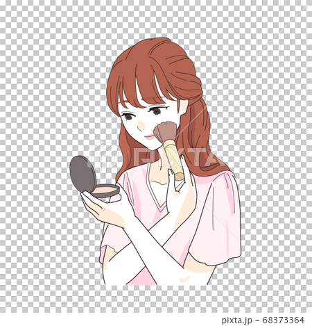 メイクをする女性 68373364