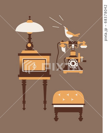 cute interior of a cozy room 68378042