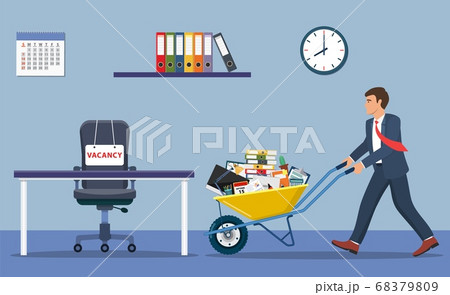 Office chair, sign vacancy. 68379809