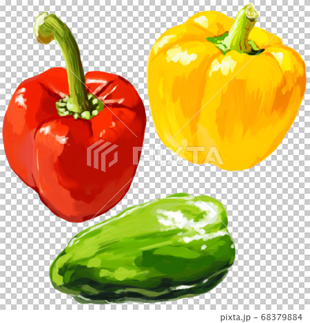 水彩画　レッドピーマンとグラス 170806_cul_01-300x225.jpg