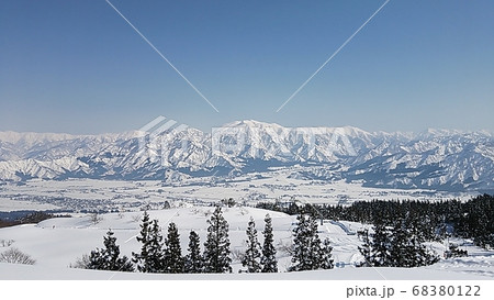 スキー場からの景色 68380122