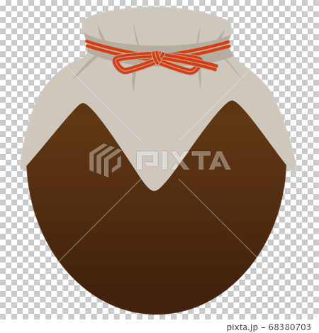 Unopened brown tea jar Unopened brown tea jar 68380703