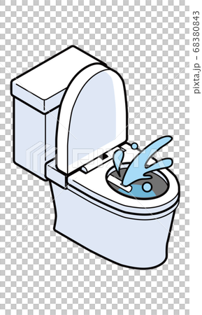 Toilet washlet where water does not stop Toilet washlet where water does not stop 68380843