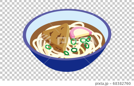 Warm and hot udon noodles served in a bowl Warm and hot udon noodles served in a bowl 68382760