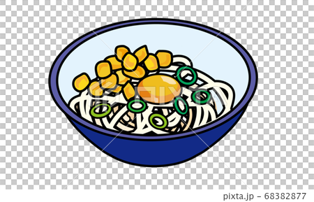 Warm Kamatama udon served in a bowl Warm Kamatama udon served in a bowl 68382877