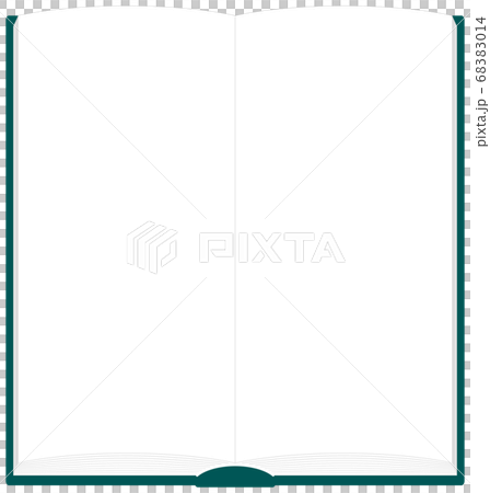 Book Spread Frame Illustration *This is the size of 2 pages of A4 tri-fold size Vector 68383014