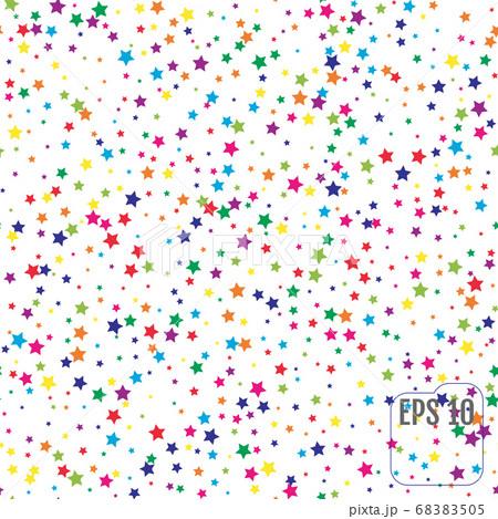 Seamless Pattern with Colorful Stars. Seamless Pattern with Colorful Stars. 68383505
