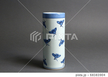 館林源右衛門 染付 花瓶 有田焼 骨董品 館林源右衛門 染付 花瓶 有田焼 骨董品 68383904