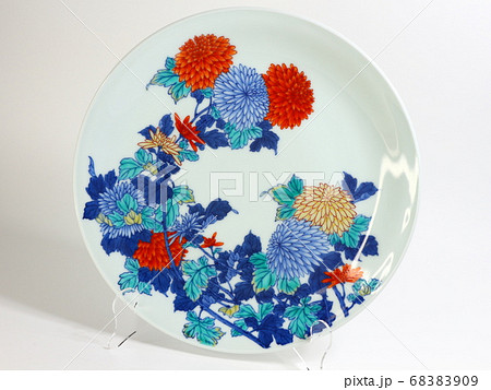 今泉今右衛門 染錦 皿 骨董品 今泉今右衛門 染錦 皿 骨董品 68383909