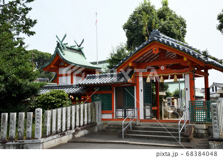 多治速比売神社　脇門 68384048