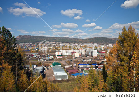 View of the district "Rechniki" in Ust-Kut View of the district "Rechniki" in Ust-Kut 68386151