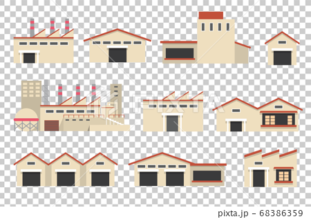 warehouse building illustration
