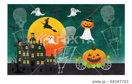 Sorceress Witch Castle Stock Illustration