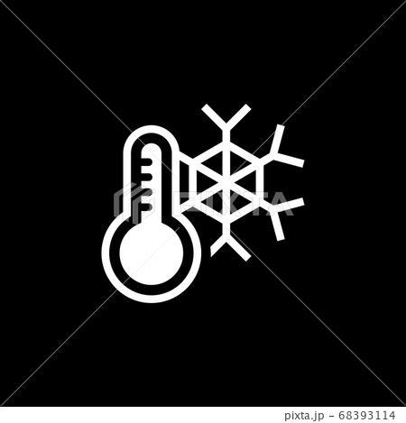 Cold icon. Snowflake sign icon. Air conditioning Cold icon. Snowflake sign icon. Air conditioning 68393114