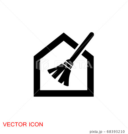 Cleaning icon. Industrial Cleaning Services Risky Cleaning icon. Industrial Cleaning Services Risky 68393210