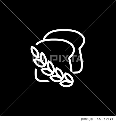 Bread icon. Bread bakery symbol vector Bread icon. Bread bakery symbol vector 68393434