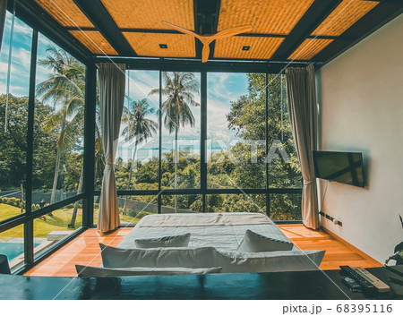 Dream villa views in Koh Yao Yai, island in the Andaman sea between Krabi and Phuket Thailand 68395116