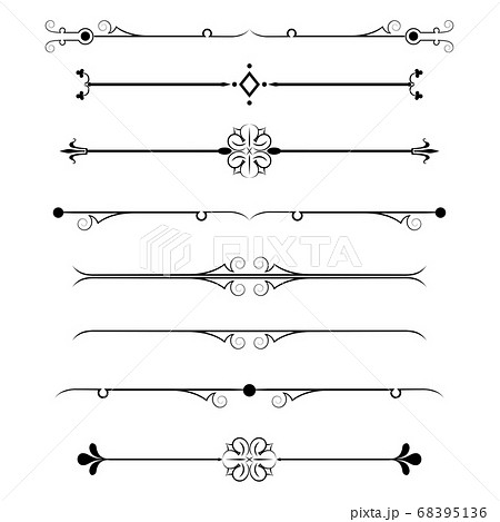 dividers isolated on white background 68395136