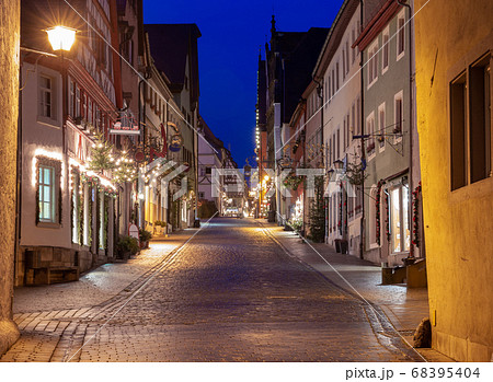 Rothenburg ob der Tauber. Old famous medieval city. 68395404