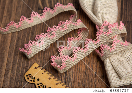 knitted openwork linen ribbon tapes in rural style knitted openwork linen ribbon tapes in rural style 68395737