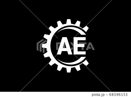 Initial Monogram Letter A E Logo Design Vector...のイラスト素材 [68396153] - PIXTA