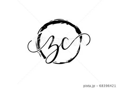 Initial Monogram Letter Z C Logo Design Vector Template. Z C Letter Logo Design 68396421