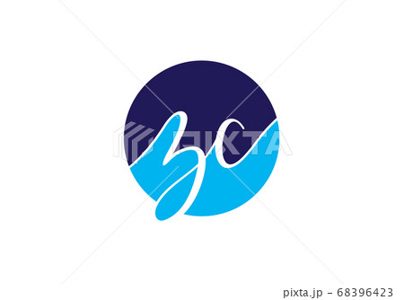 Initial Monogram Letter Z C Logo Design Vector Template. Z C Letter Logo Design Initial Monogram Letter Z C Logo Design Vector Template. Z C Letter Logo Design 68396423