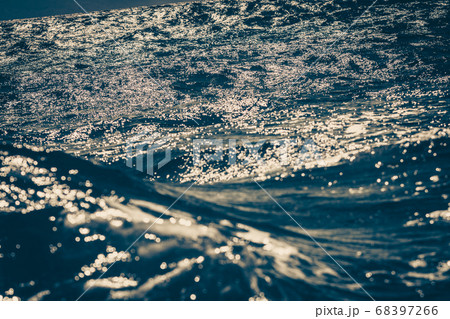 Baltic sea sunset horizon, water landscape 68397266