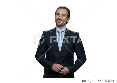 Smiling successful businessman. 68397674