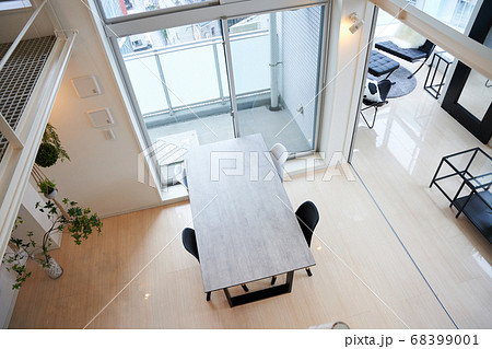 上から見たリビングルーム 上から見たリビングルーム 68399001