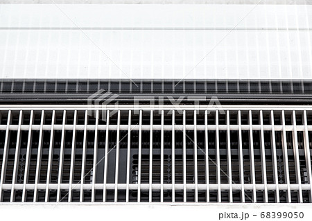 Trench heating with displacement ventilation of metal grill for draught-free ventilation, close up details of the system. Trench heating with displacement ventilation of metal grill for draught-free ventilation, close up details of the system. 68399050