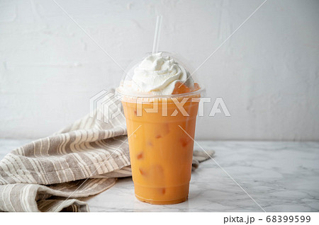 thai style iced milk tea thai style iced milk tea 68399599