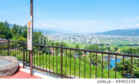 姨捨駅から善光寺平の眺め 姨捨駅から善光寺平の眺め 68402156