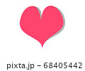 ハート 愛 バレンタインデー 68405442