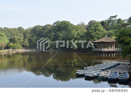鷺池　浮見堂　奈良公園 68406840