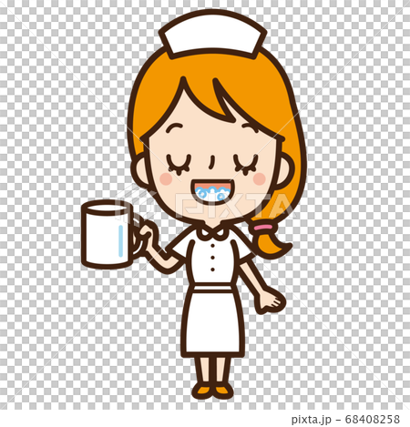 護士圖_漱口 護士圖_漱口 68408258