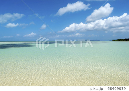 沖縄県 竹富島のコンドイビーチ 沖縄県 竹富島のコンドイビーチ 68409039