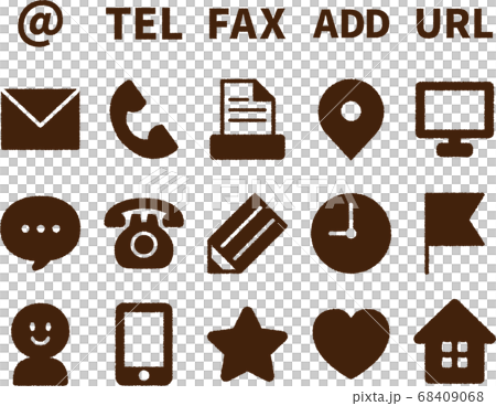 名片圖標(手繪ver.2) 名片圖標(手繪ver.2) 68409068