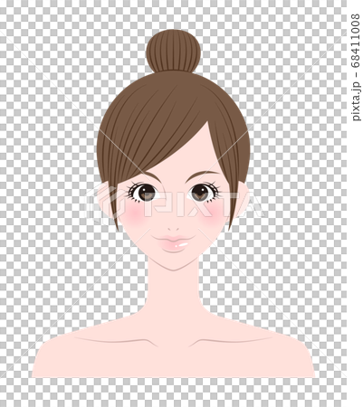 顔　女性 68411008
