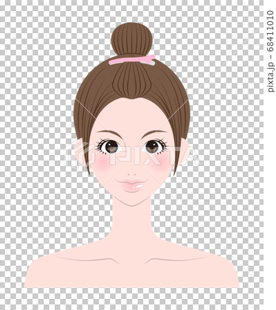 劉海的女人的臉 劉海的女人的臉 68411010