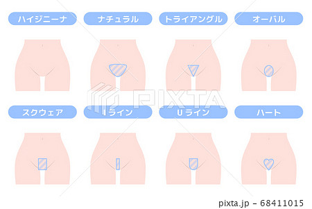 アンダーヘア　デザイン　バリエーション 68411015