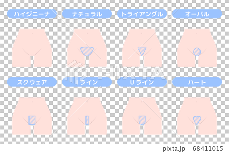 アンダーヘア　デザイン　バリエーション 68411015