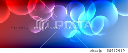 Vector abstract background liquid bubble circles on fluid gradient with shadows and light effects. Shiny design templates for text Vector abstract background liquid bubble circles on fluid gradient with shadows and light effects. Shiny design templates for text 68412919