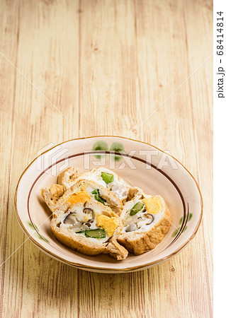 油揚げの巾着煮 油揚げの巾着煮 68414814