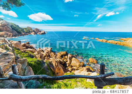 Blue sea in Costa Paradiso 68417857