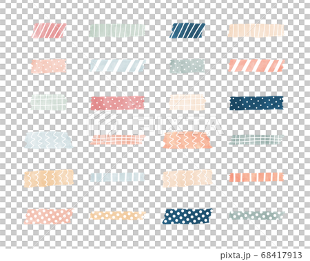 Illustration Of Handwritten Cute Masking Tape Stock Illustration