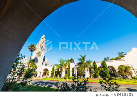 California tower in Balboa park 68418208