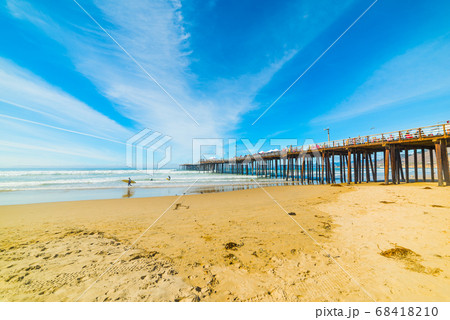 Surfers in Pismo Beach 68418210