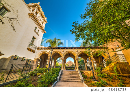Stairs in Balboa Park 68418733