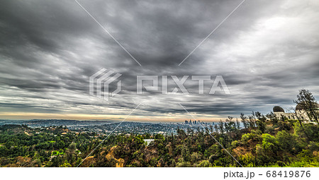 Overcast sky over Los Angeles Overcast sky over Los Angeles 68419876